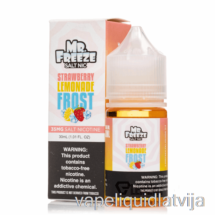 Zemeņu Limonādes Sals - Mr Saldēti Sāļi - 30ml 50mg Vape šķidrums